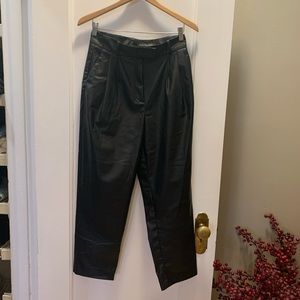 H&M Faux Leather Pants